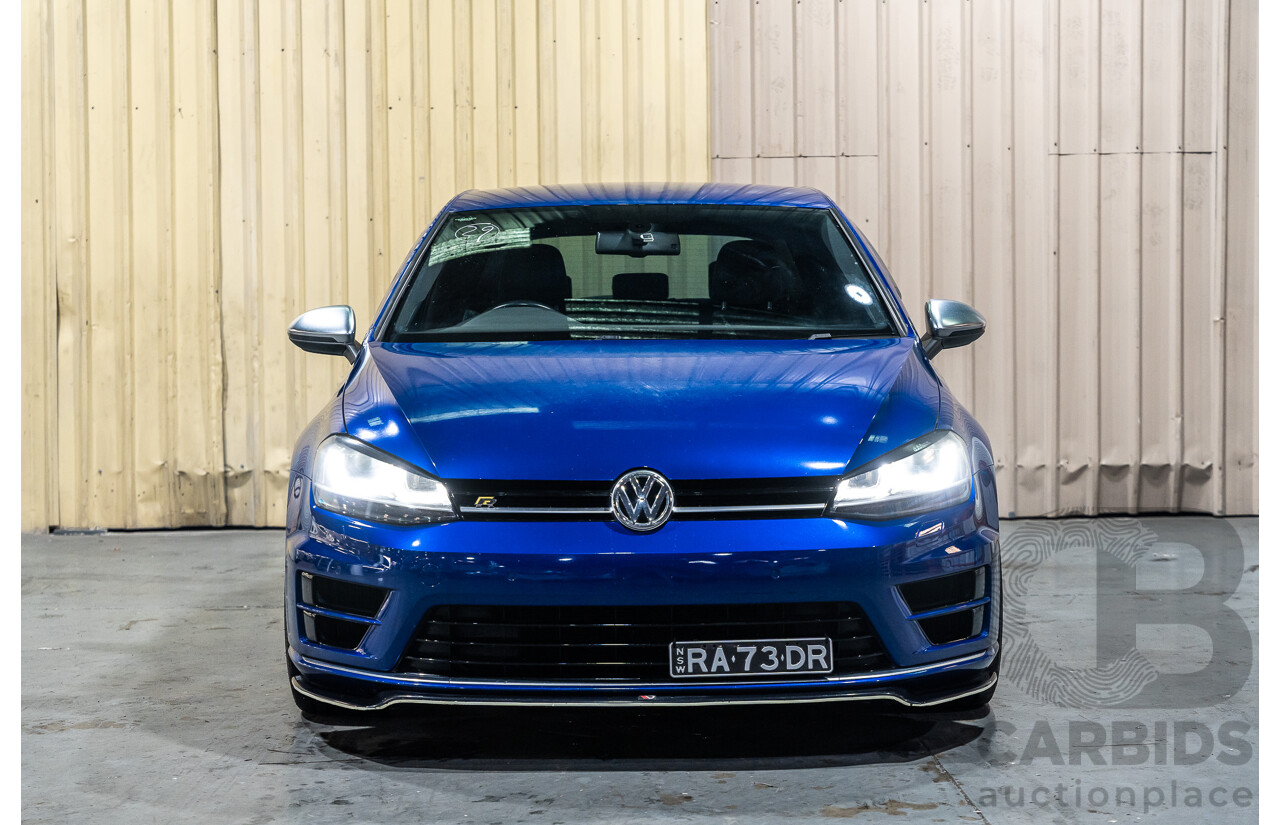 1/2015 Volkswagen Golf R (AWD) MK7 MY15 5d Hatchback Lapiz Blue Turbo 2.0L