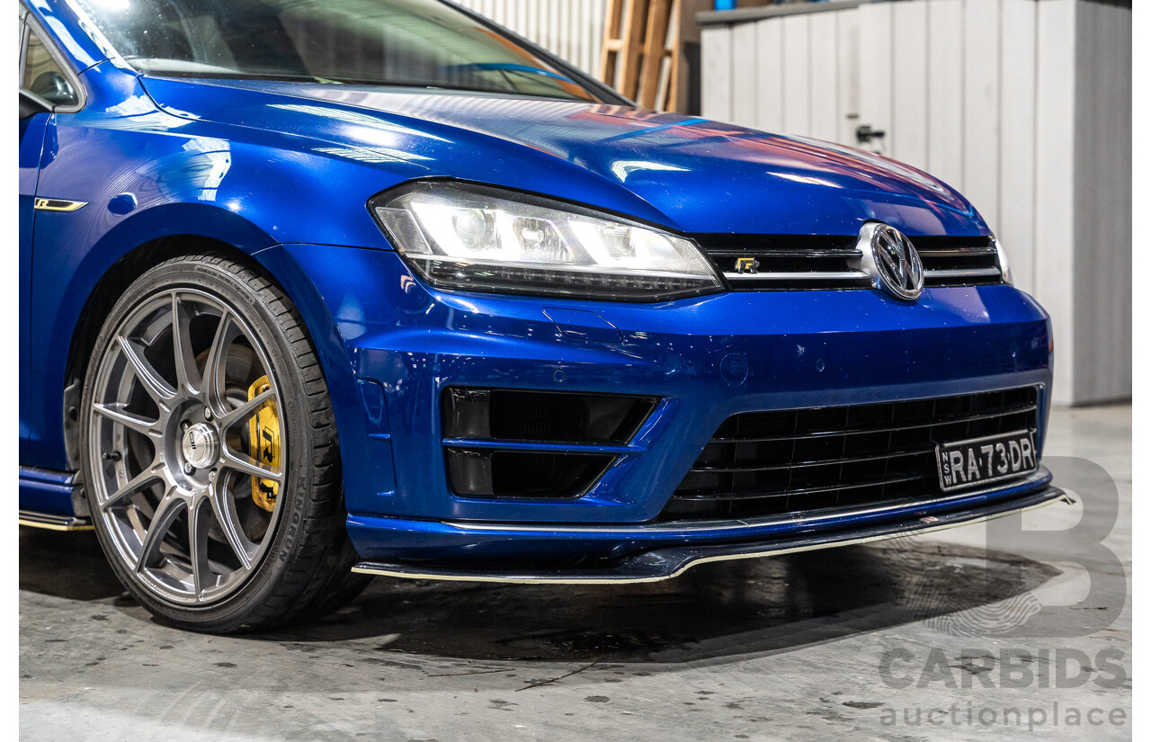 1/2015 Volkswagen Golf R (AWD) MK7 MY15 5d Hatchback Lapiz Blue Turbo 2.0L