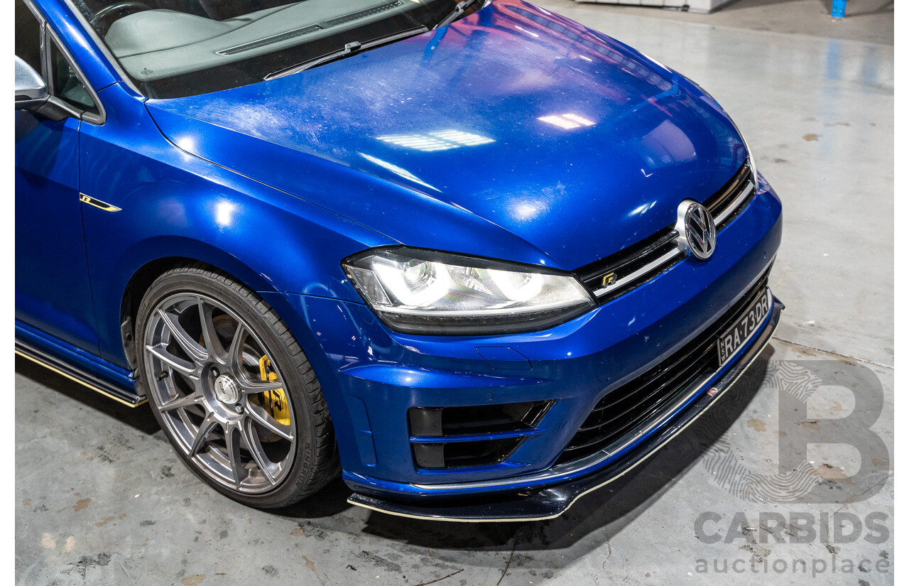 1/2015 Volkswagen Golf R (AWD) MK7 MY15 5d Hatchback Lapiz Blue Turbo 2.0L