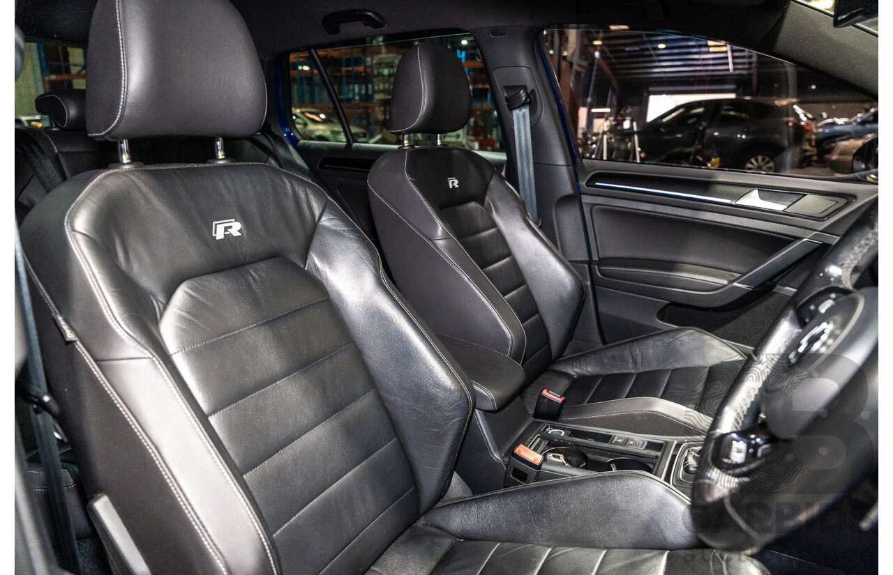 1/2015 Volkswagen Golf R (AWD) MK7 MY15 5d Hatchback Lapiz Blue Turbo 2.0L