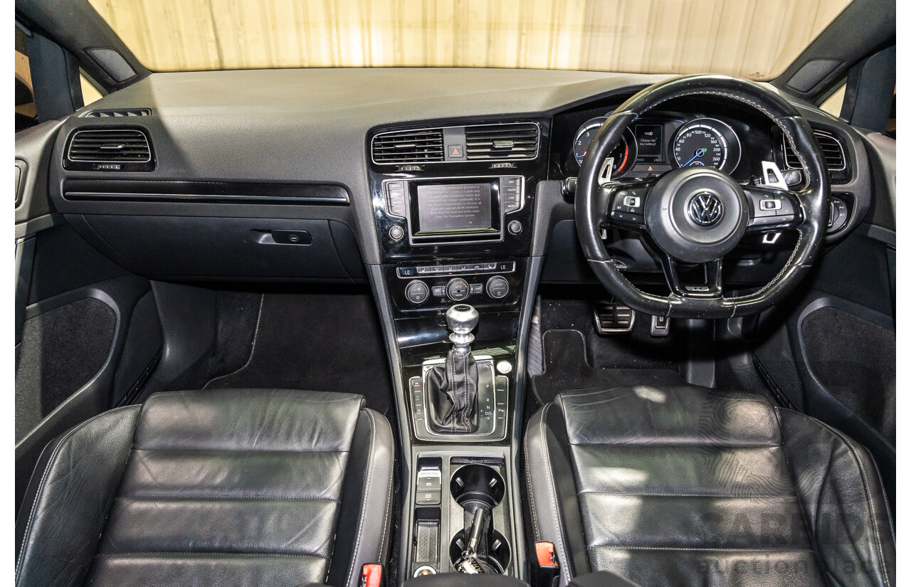 1/2015 Volkswagen Golf R (AWD) MK7 MY15 5d Hatchback Lapiz Blue Turbo 2.0L