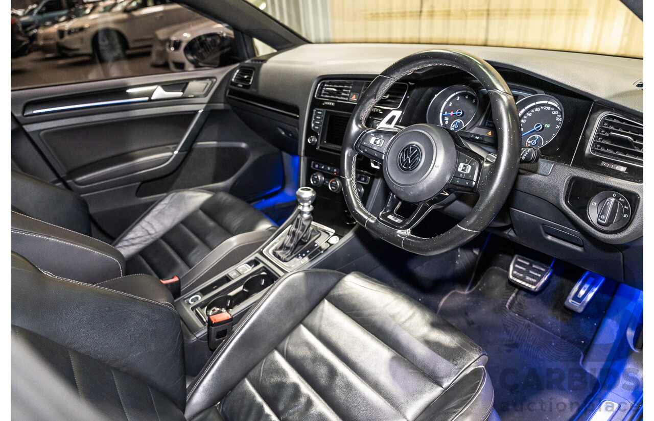 1/2015 Volkswagen Golf R (AWD) MK7 MY15 5d Hatchback Lapiz Blue Turbo 2.0L