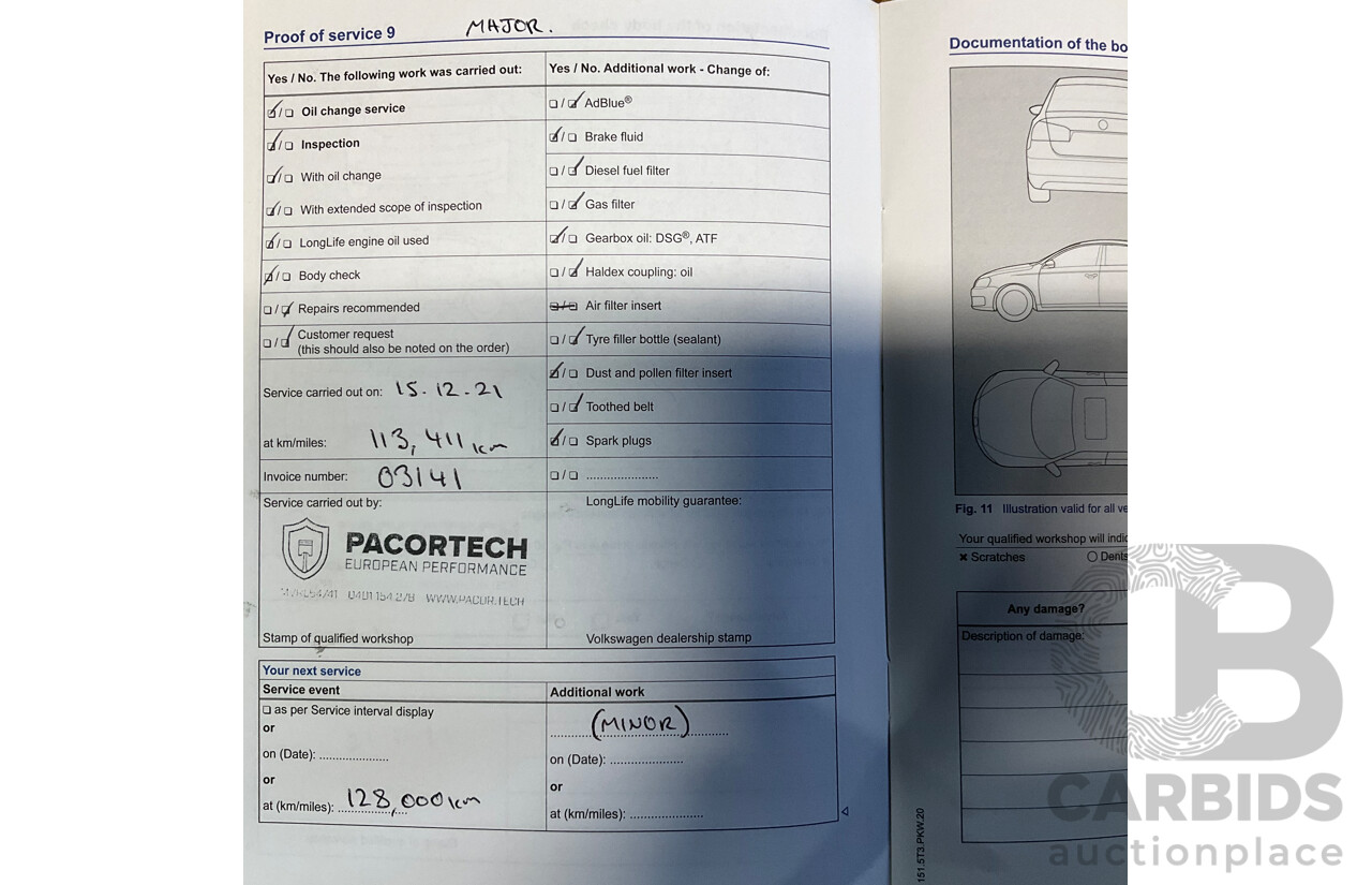 1/2015 Volkswagen Golf R (AWD) MK7 MY15 5d Hatchback Lapiz Blue Turbo 2.0L