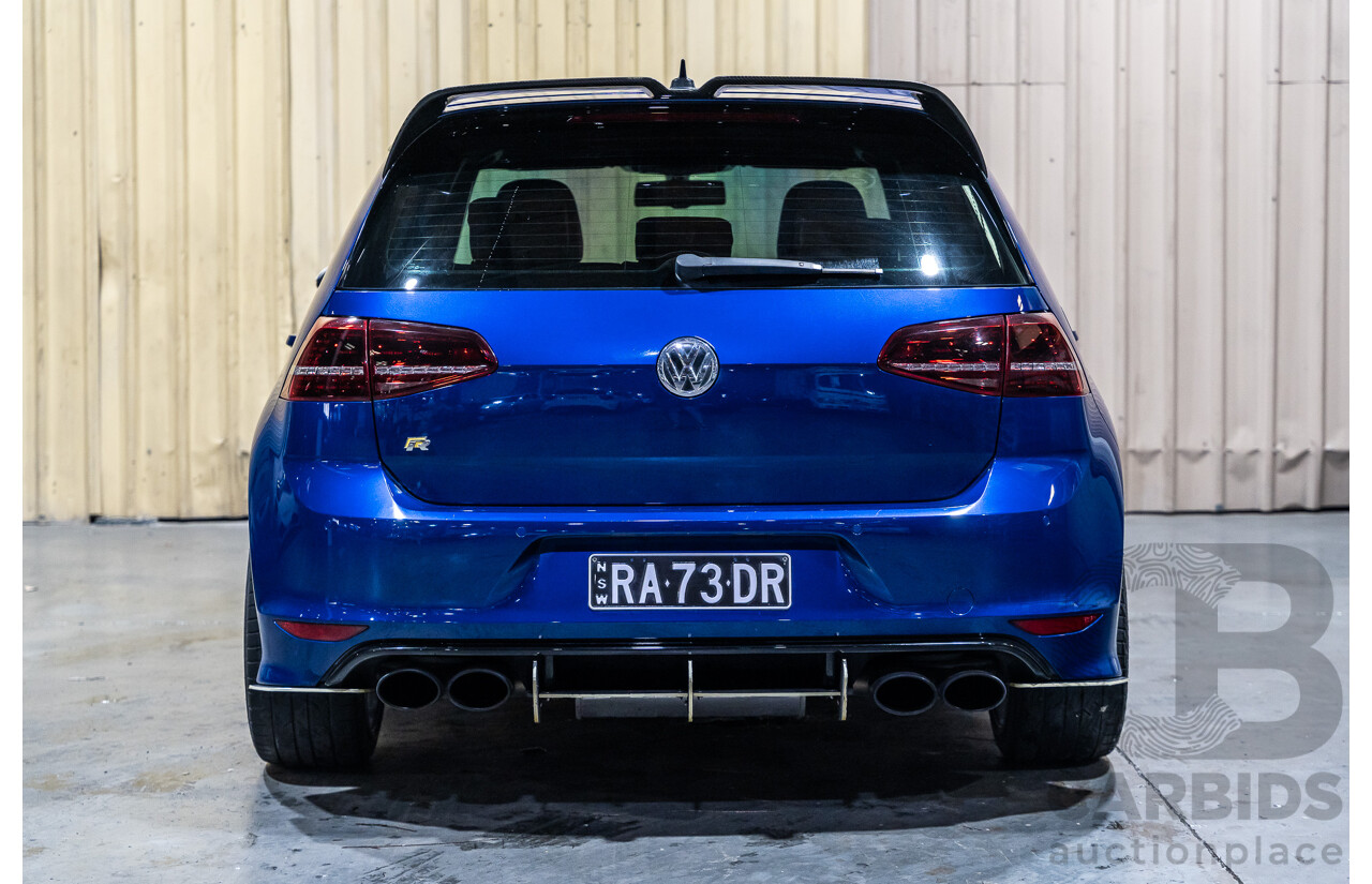 1/2015 Volkswagen Golf R (AWD) MK7 MY15 5d Hatchback Lapiz Blue Turbo 2.0L