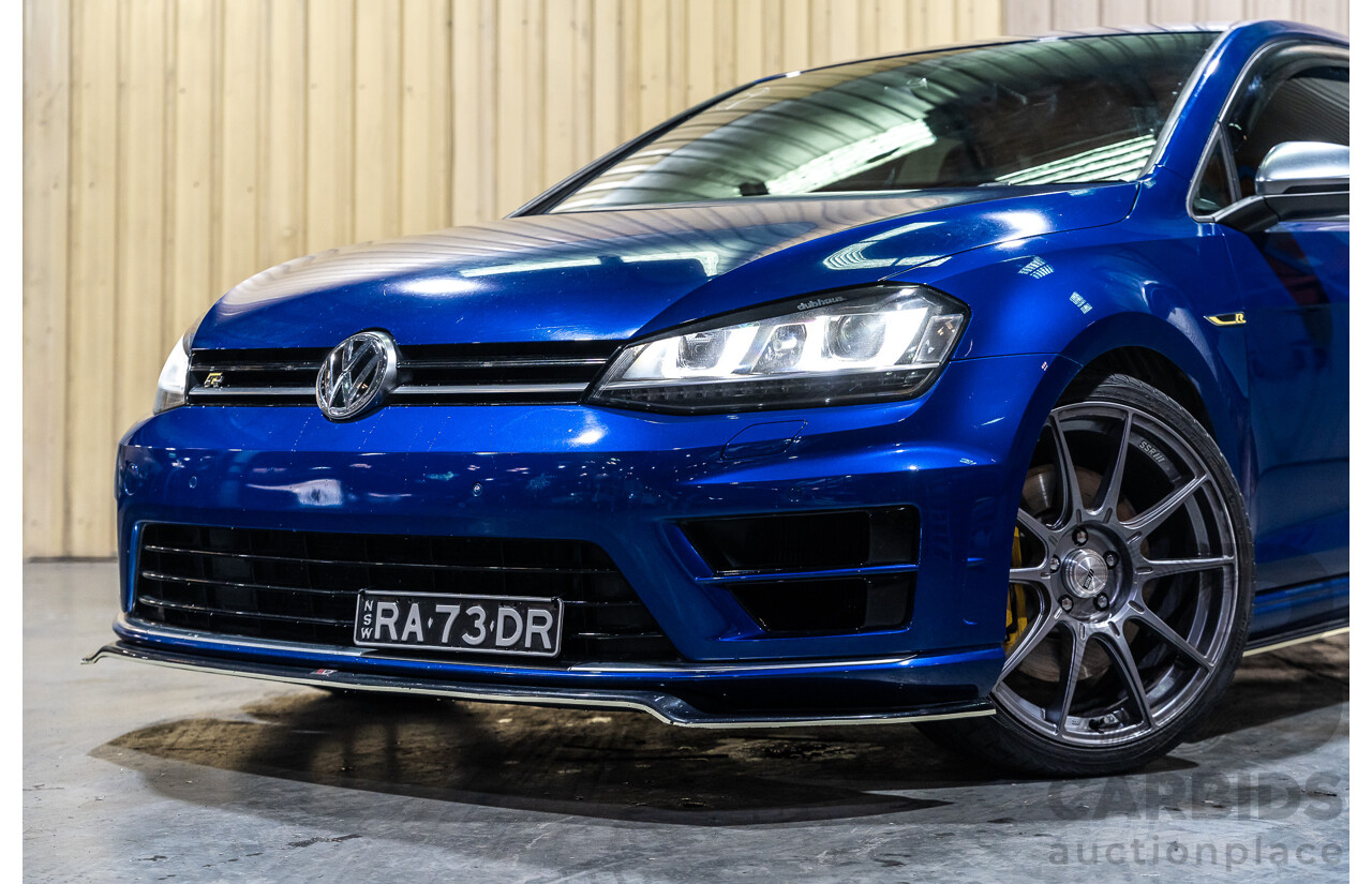 1/2015 Volkswagen Golf R (AWD) MK7 MY15 5d Hatchback Lapiz Blue Turbo 2.0L