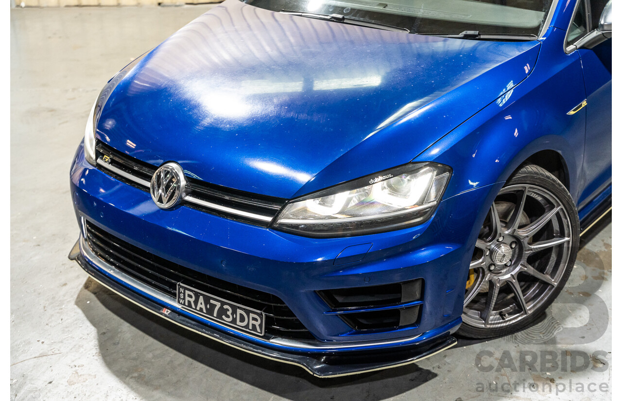 1/2015 Volkswagen Golf R (AWD) MK7 MY15 5d Hatchback Lapiz Blue Turbo 2.0L