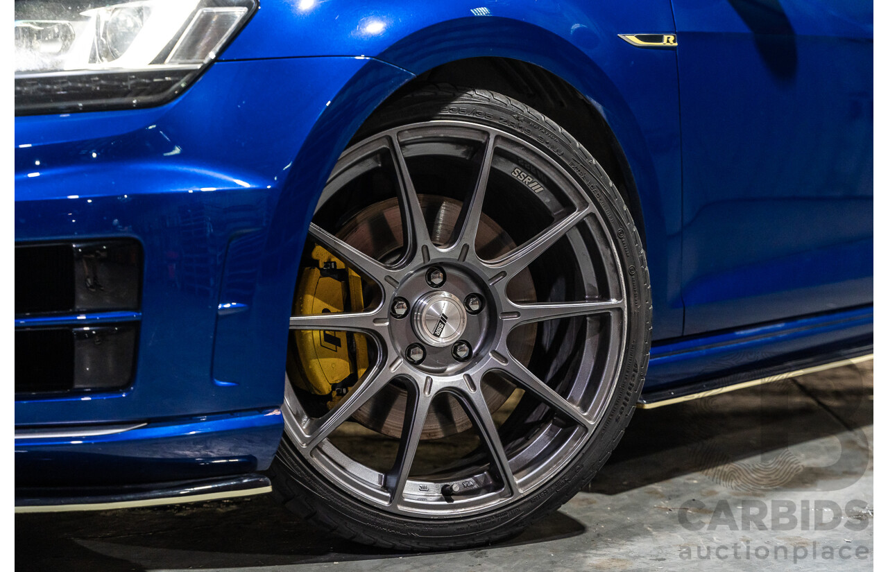 1/2015 Volkswagen Golf R (AWD) MK7 MY15 5d Hatchback Lapiz Blue Turbo 2.0L