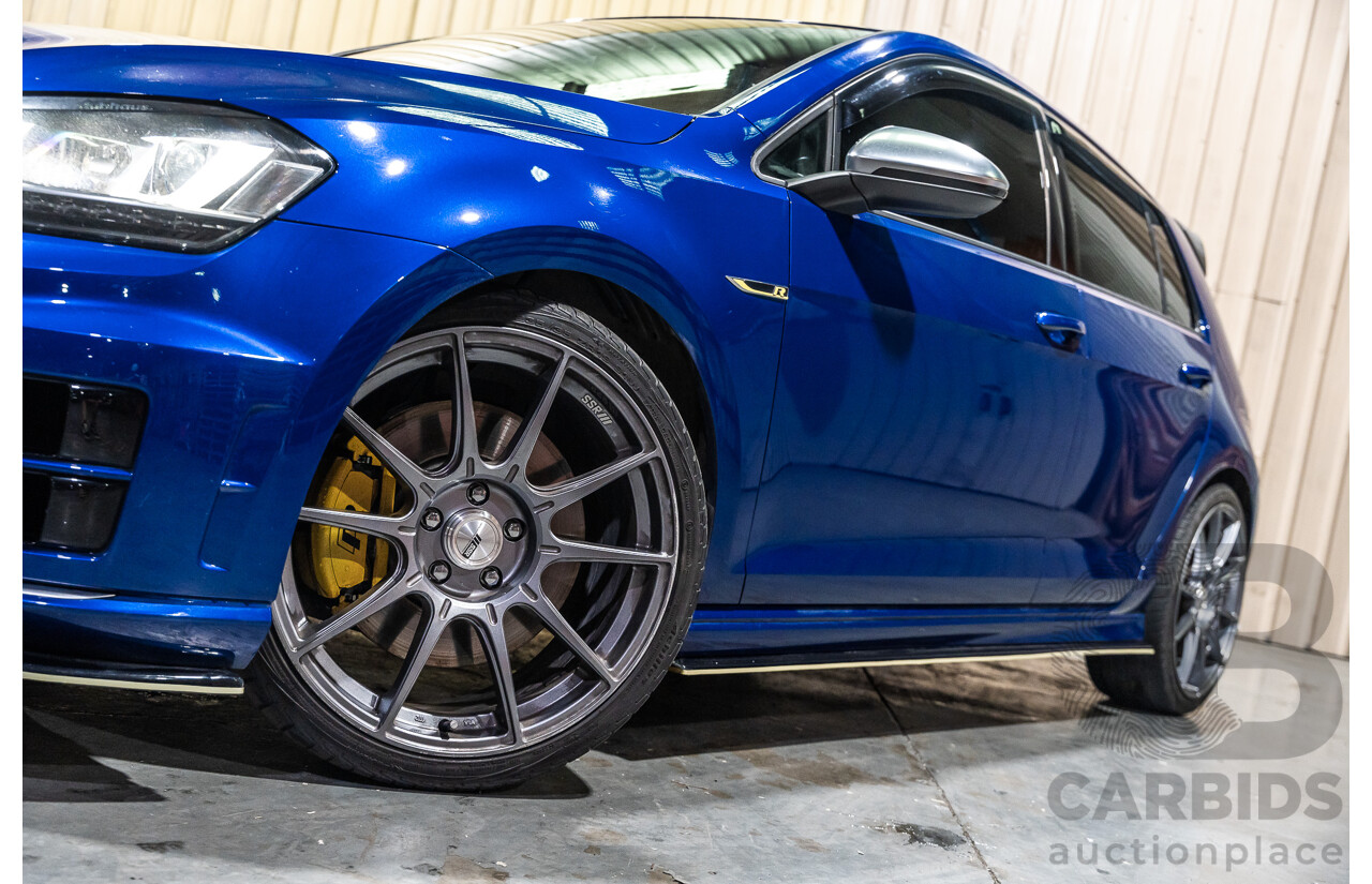 1/2015 Volkswagen Golf R (AWD) MK7 MY15 5d Hatchback Lapiz Blue Turbo 2.0L