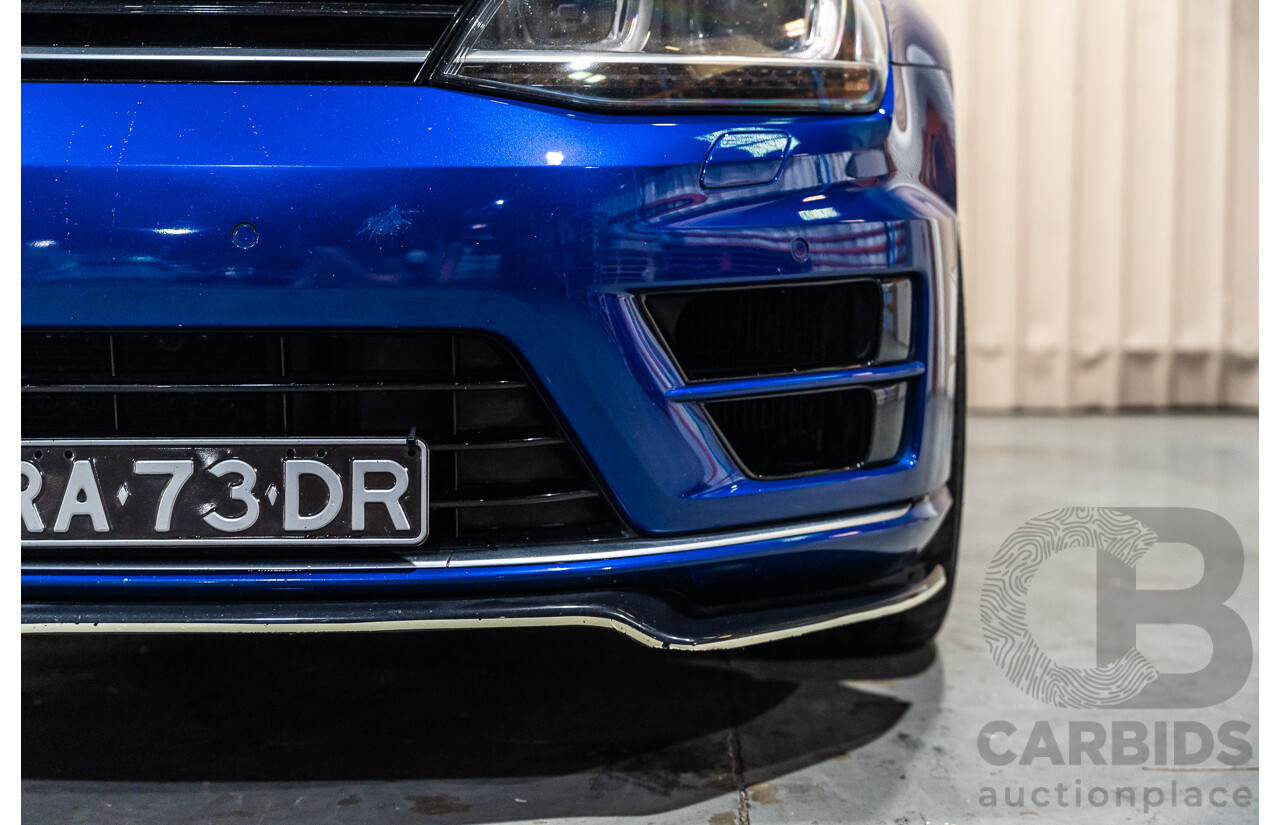 1/2015 Volkswagen Golf R (AWD) MK7 MY15 5d Hatchback Lapiz Blue Turbo 2.0L