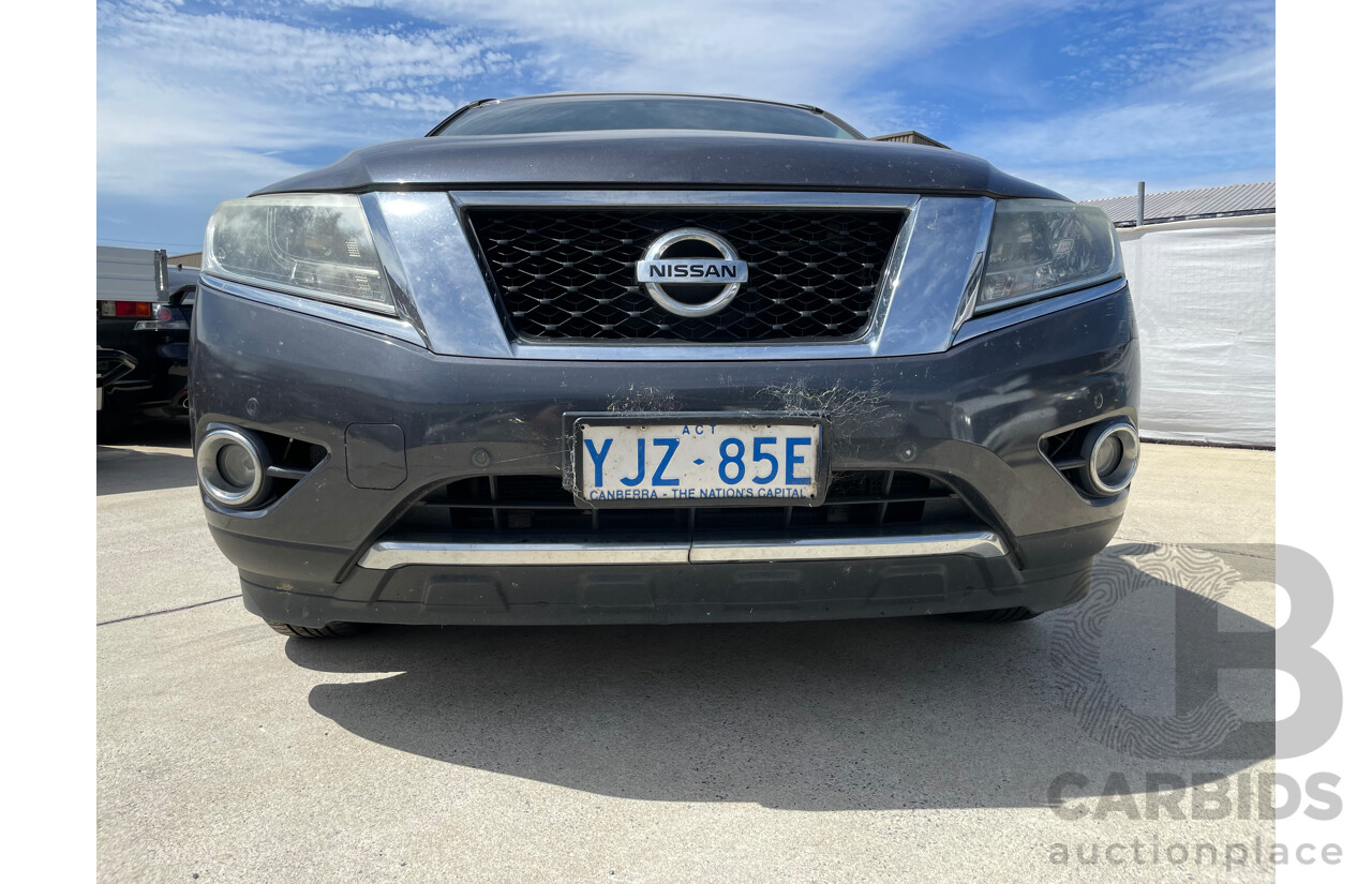 05/14 Nissan Pathfinder ST (4x2) FWD R52 4D Wagon Grey 3.5L