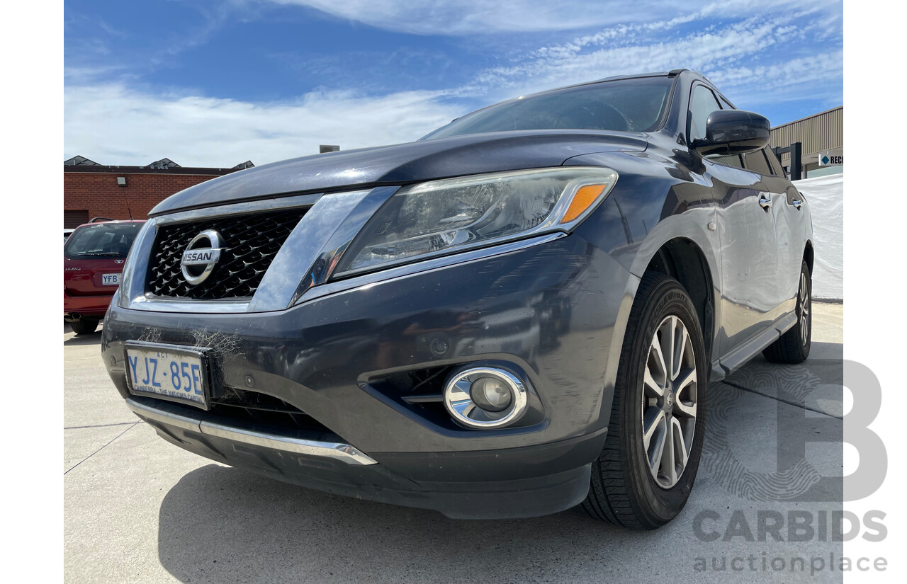 05/14 Nissan Pathfinder ST (4x2) FWD R52 4D Wagon Grey 3.5L