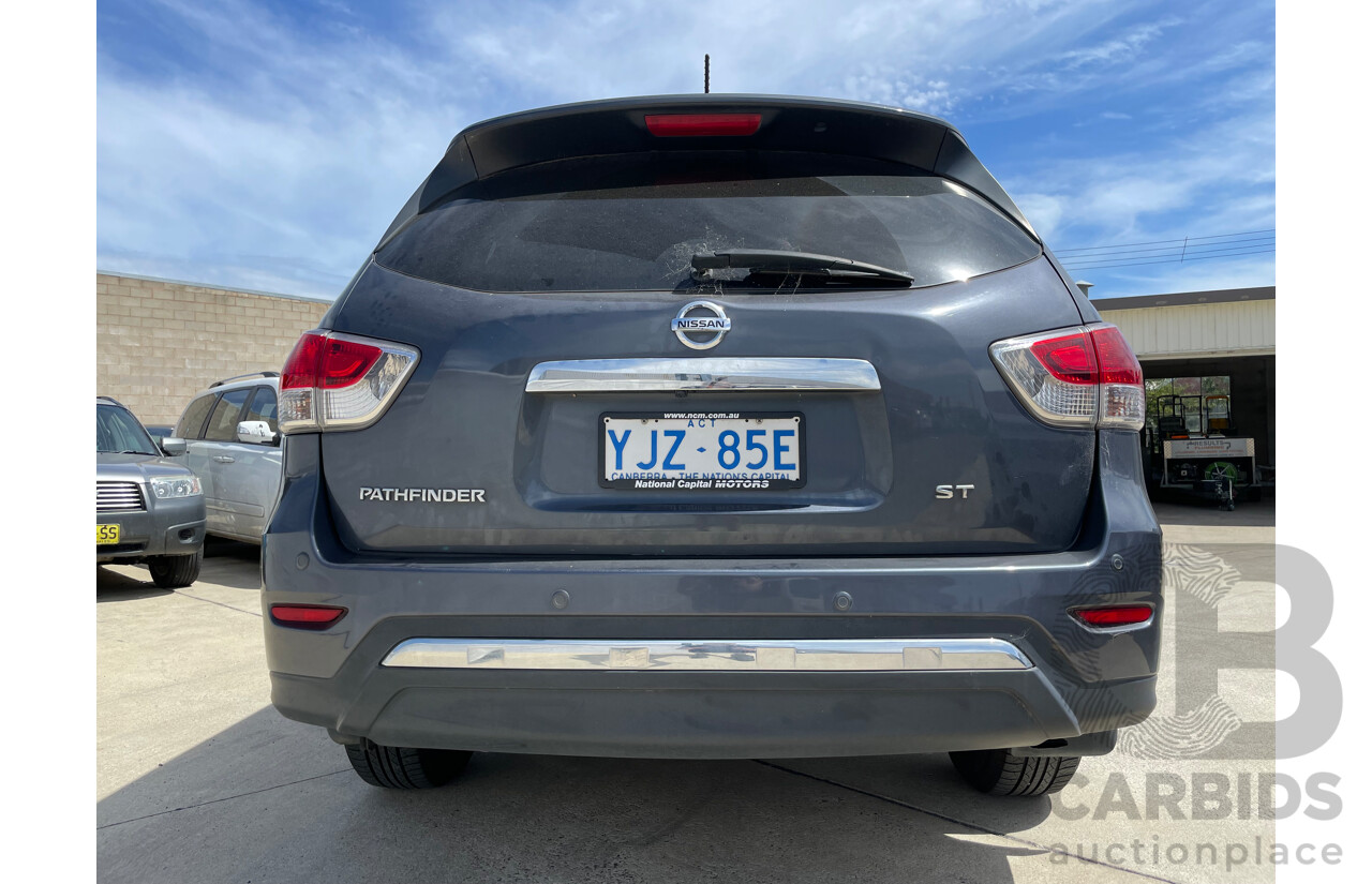 05/14 Nissan Pathfinder ST (4x2) FWD R52 4D Wagon Grey 3.5L