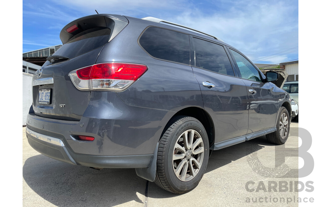 05/14 Nissan Pathfinder ST (4x2) FWD R52 4D Wagon Grey 3.5L