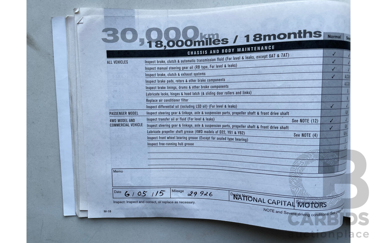 05/14 Nissan Pathfinder ST (4x2) FWD R52 4D Wagon Grey 3.5L