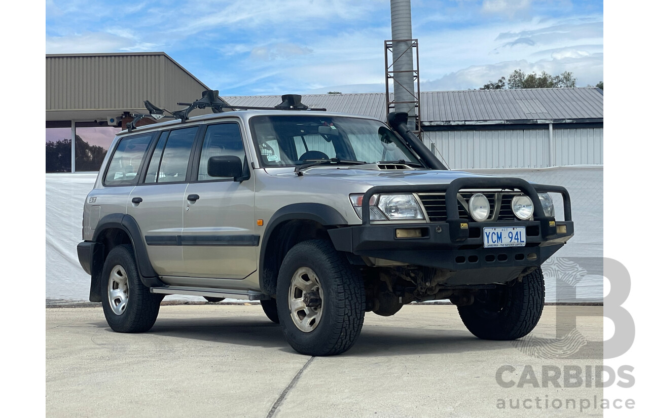 7/2000 Nissan Patrol ST (4x4) GU II 4d Wagon Gold 3.0L