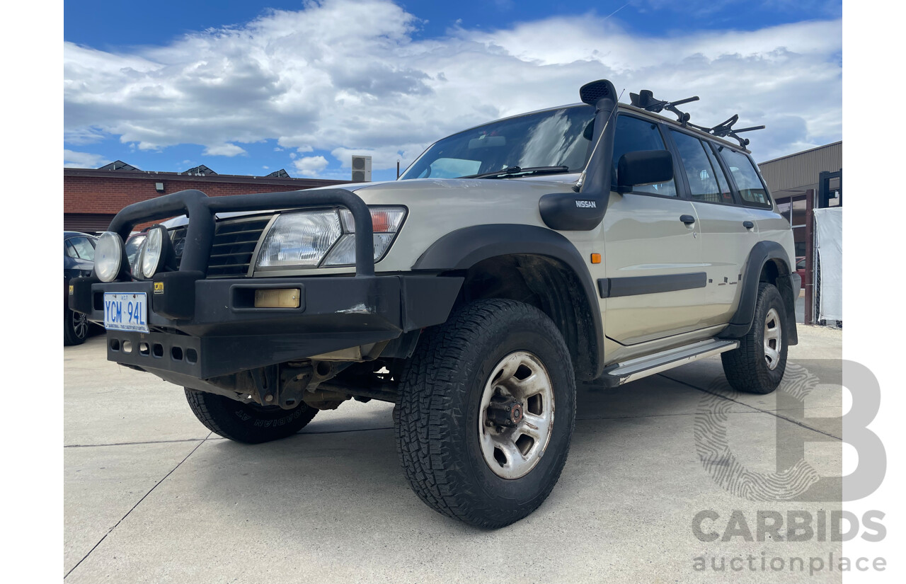 7/2000 Nissan Patrol ST (4x4) GU II 4d Wagon Gold 3.0L