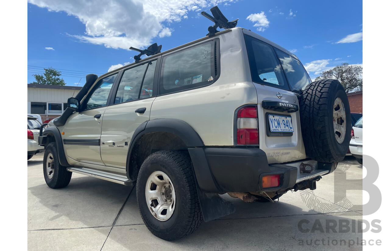 7/2000 Nissan Patrol ST (4x4) GU II 4d Wagon Gold 3.0L