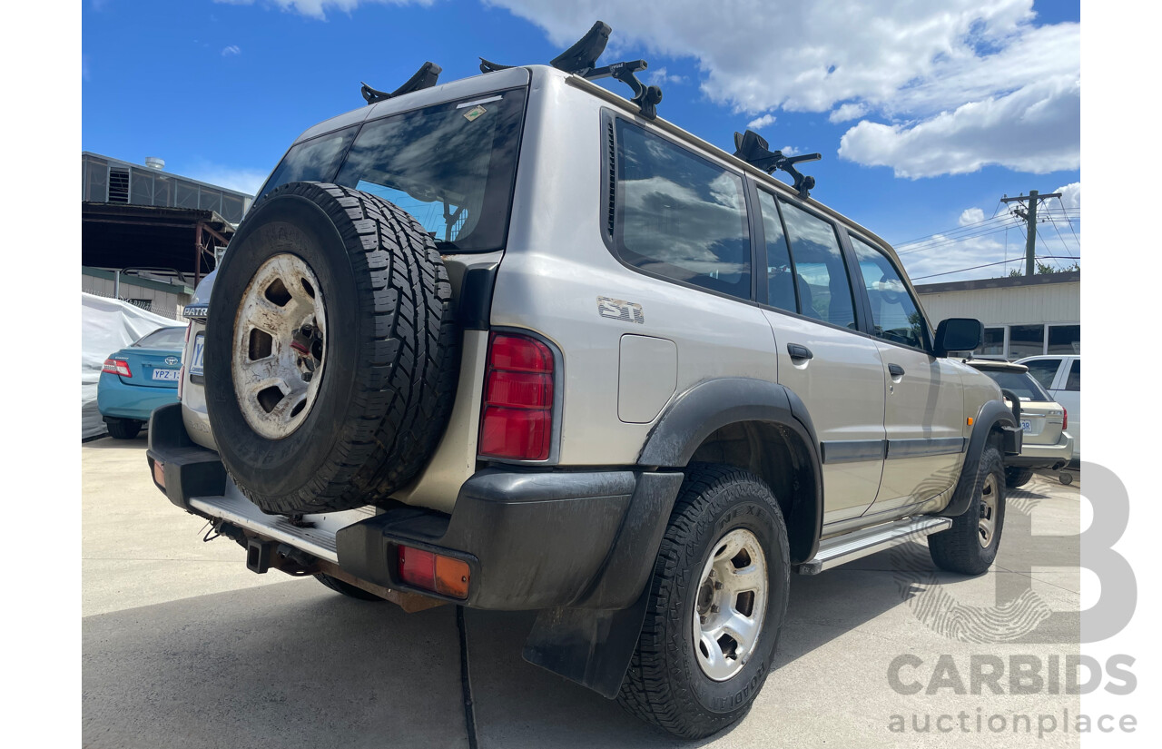 7/2000 Nissan Patrol ST (4x4) GU II 4d Wagon Gold 3.0L