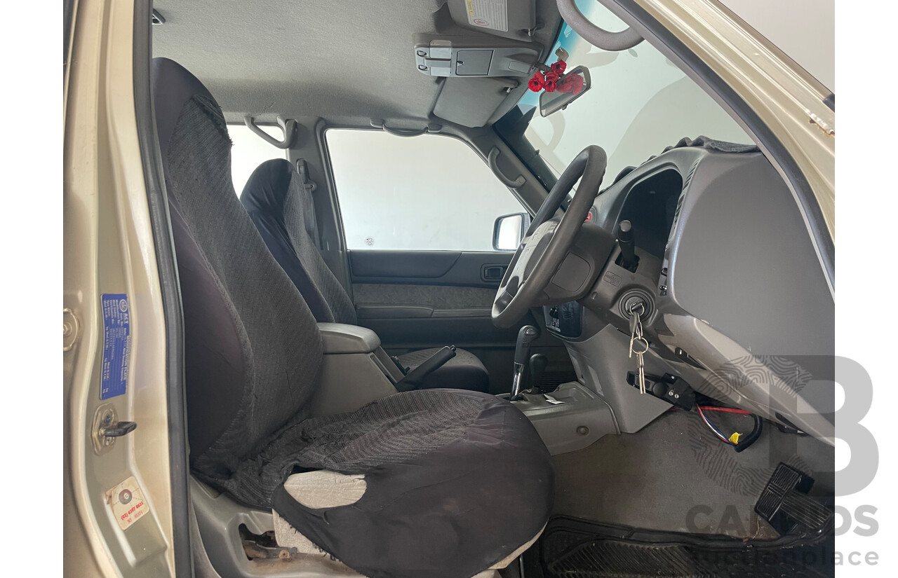 7/2000 Nissan Patrol ST (4x4) GU II 4d Wagon Gold 3.0L