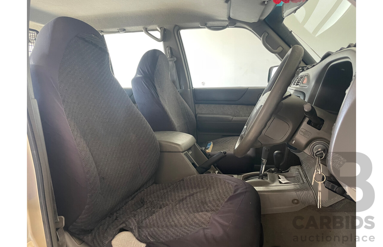 7/2000 Nissan Patrol ST (4x4) GU II 4d Wagon Gold 3.0L