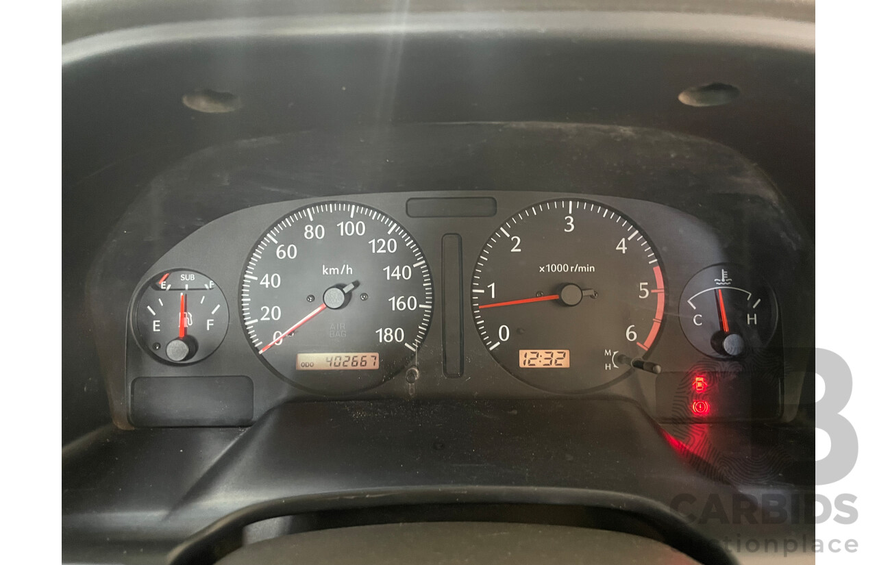 7/2000 Nissan Patrol ST (4x4) GU II 4d Wagon Gold 3.0L