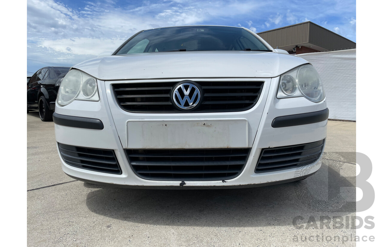 08/06 Volkswagen Polo MATCH FWD 9N MY07 UPGRADE 5D Hatchback White 1.6L