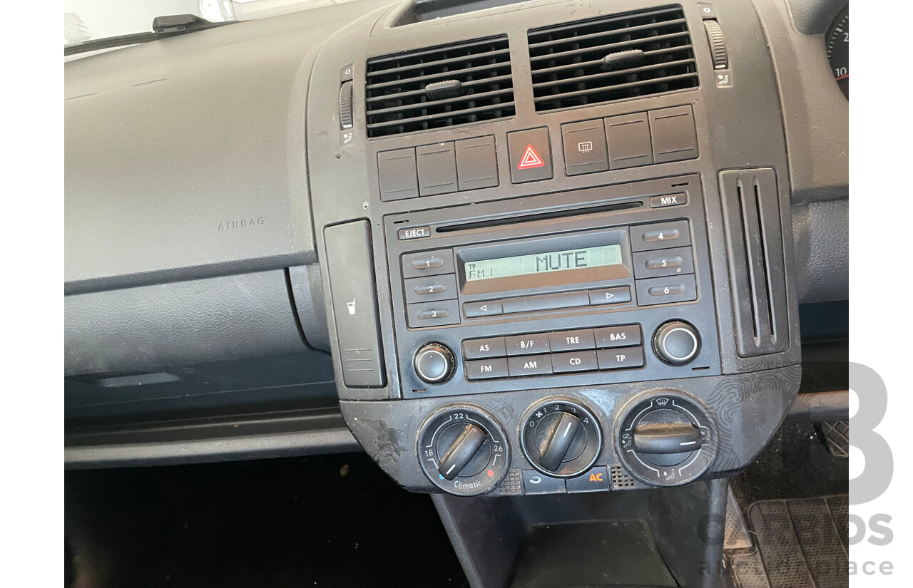 08/06 Volkswagen Polo MATCH FWD 9N MY07 UPGRADE 5D Hatchback White 1.6L