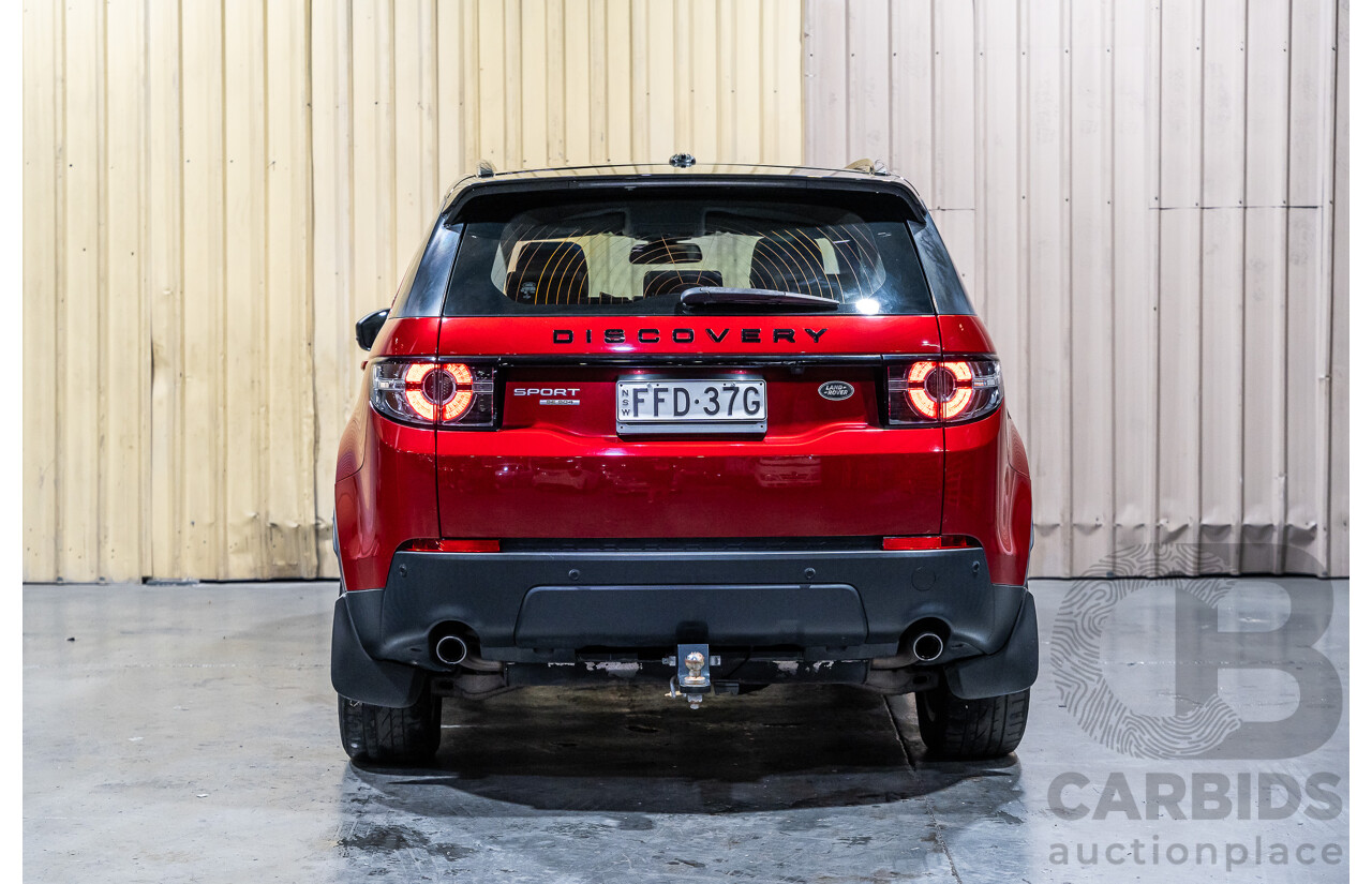 8/2016 Land Rover Discovery Sport SD4 SE (AWD) LC 4d Wagon Firenze Red Turbo Diesel 2.2L