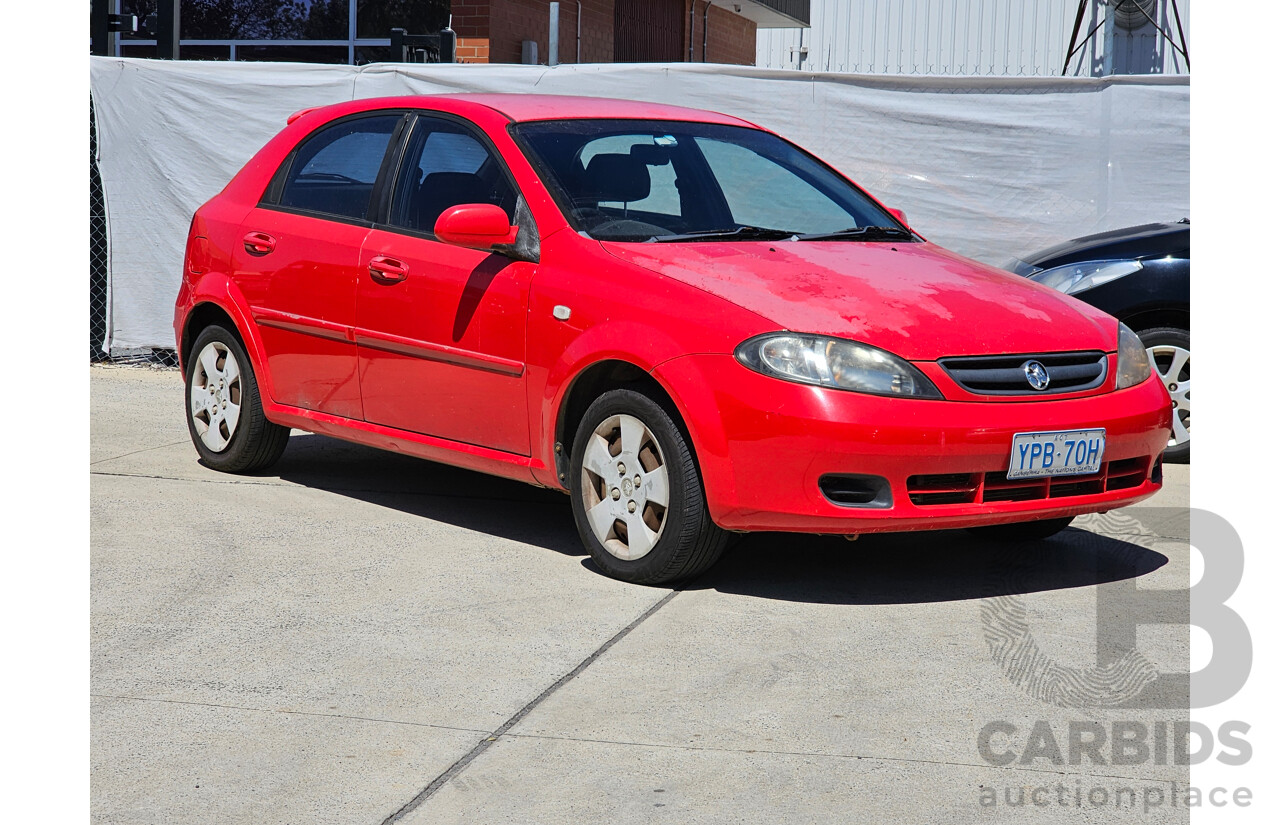 7/2007 Holden Viva  JF MY07 5d Hatchback Red 1.8L
