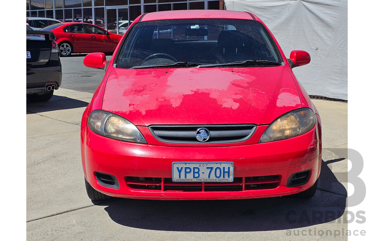 7/2007 Holden Viva  JF MY07 5d Hatchback Red 1.8L