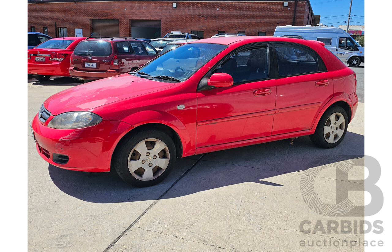 7/2007 Holden Viva  JF MY07 5d Hatchback Red 1.8L