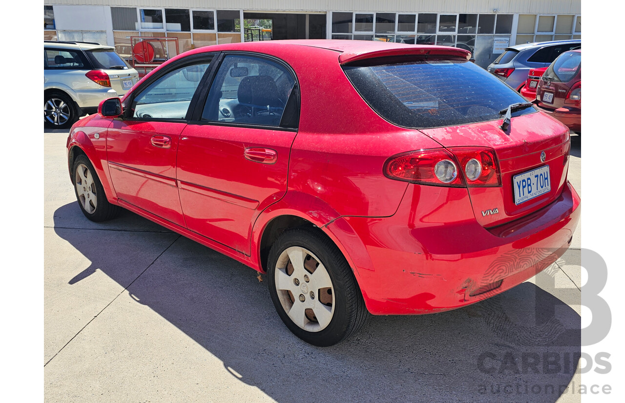 7/2007 Holden Viva  JF MY07 5d Hatchback Red 1.8L