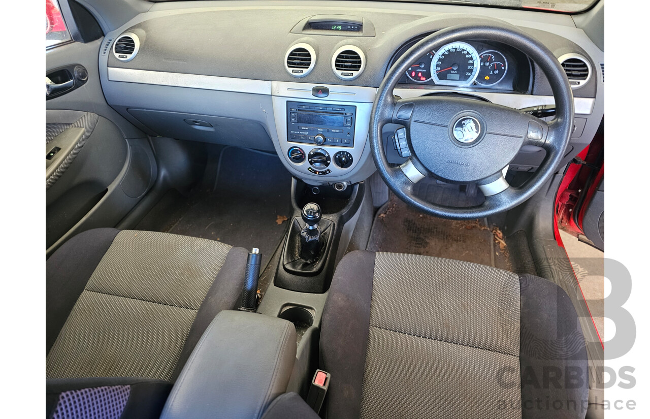 7/2007 Holden Viva  JF MY07 5d Hatchback Red 1.8L