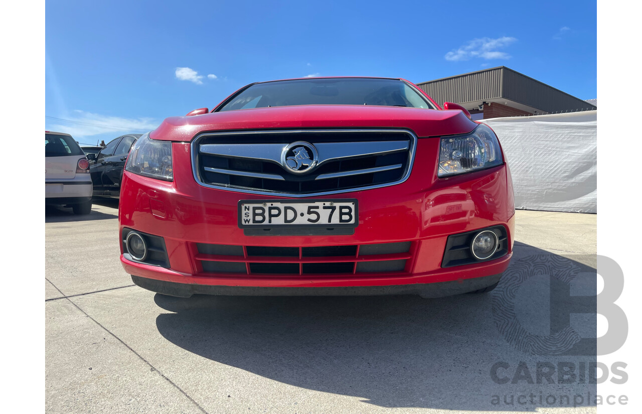 05/10 Holden Cruze CDX FWD JG 4D Sedan Red 2.0L