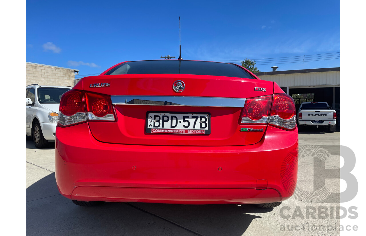 05/10 Holden Cruze CDX FWD JG 4D Sedan Red 2.0L