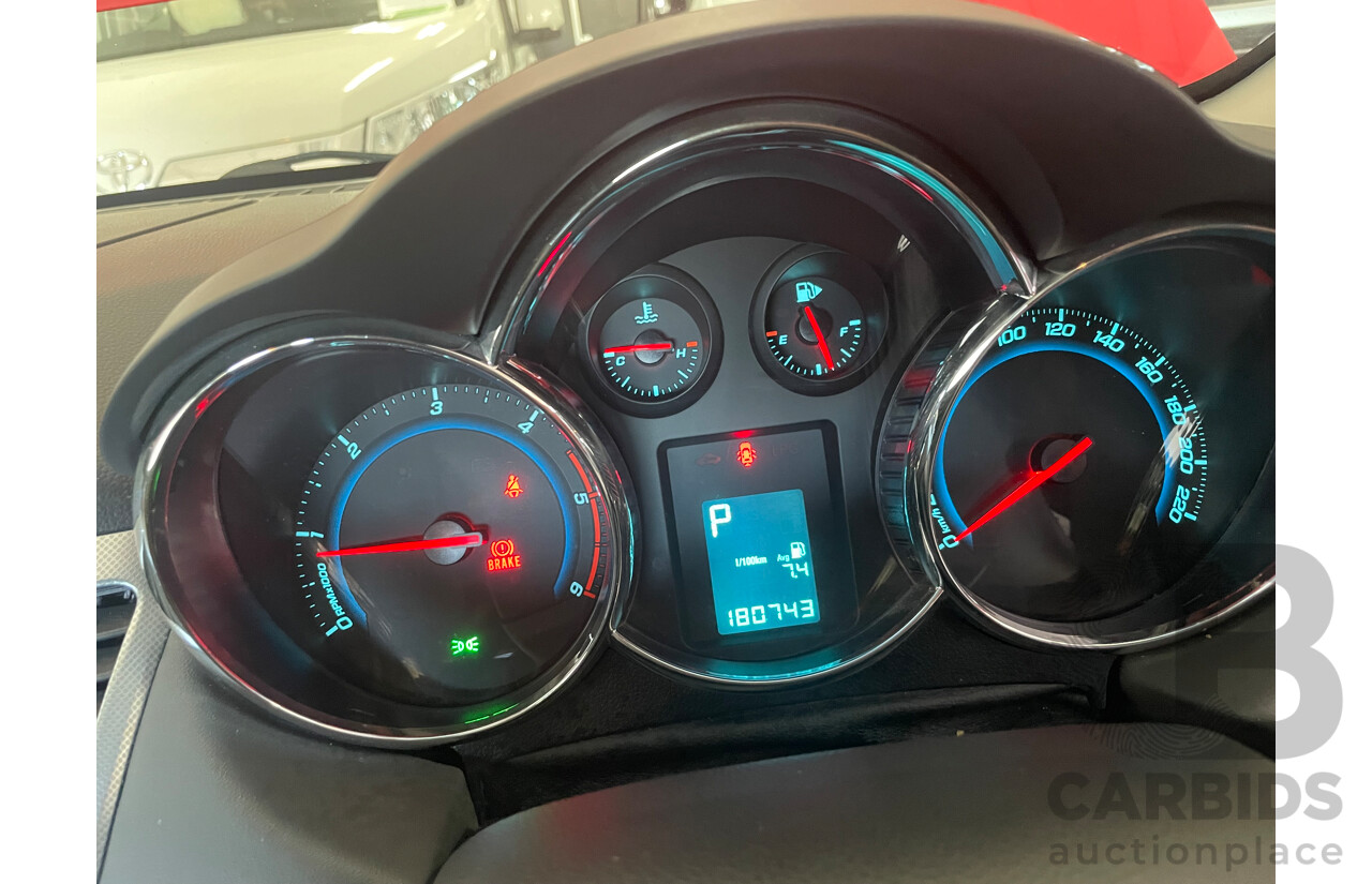 05/10 Holden Cruze CDX FWD JG 4D Sedan Red 2.0L