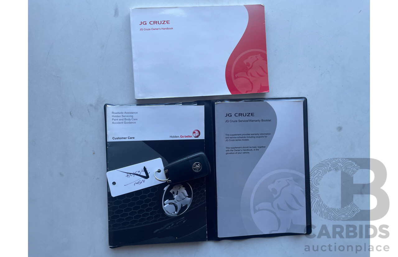 05/10 Holden Cruze CDX FWD JG 4D Sedan Red 2.0L