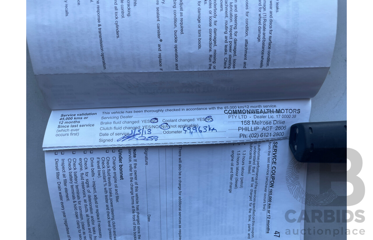 05/10 Holden Cruze CDX FWD JG 4D Sedan Red 2.0L