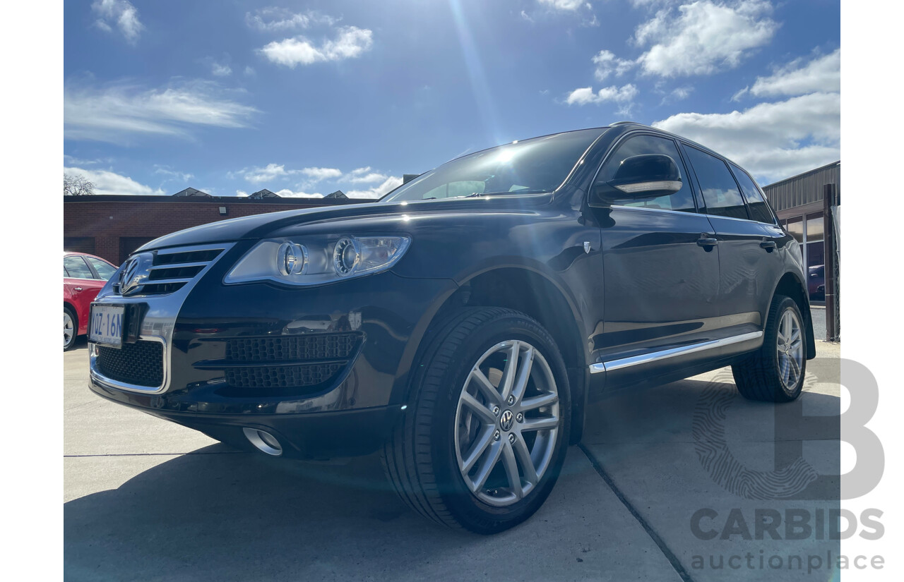 09/08 Volkswagen Touareg V6 TDI 4WD 7L MY09 UPGRADE 4D Wagon Black 3.0L