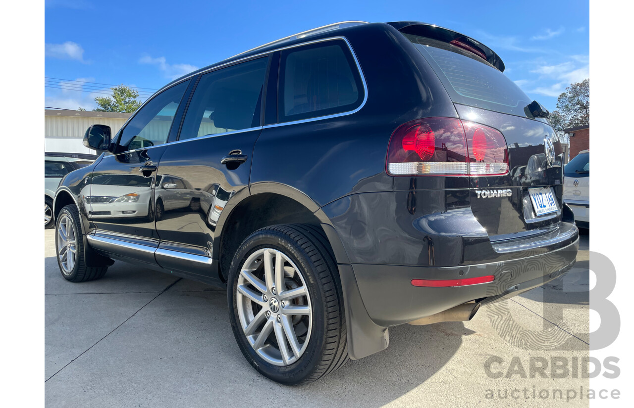 09/08 Volkswagen Touareg V6 TDI 4WD 7L MY09 UPGRADE 4D Wagon Black 3.0L