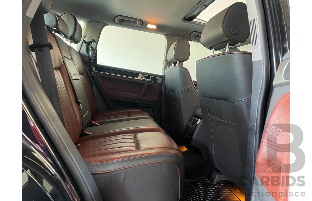 09/08 Volkswagen Touareg V6 TDI 4WD 7L MY09 UPGRADE 4D Wagon Black 3.0L
