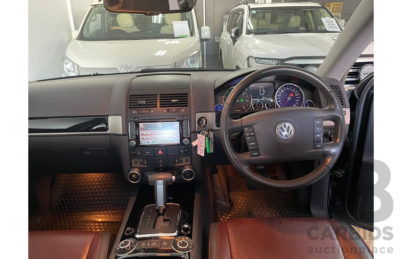 09/08 Volkswagen Touareg V6 TDI 4WD 7L MY09 UPGRADE 4D Wagon Black 3.0L