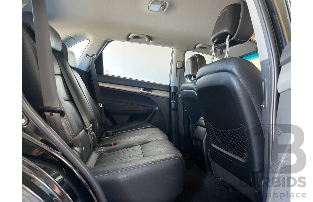 08/12 Kia Sorento SLi (4x4) AWD XM MY12 4D Wagon Black 2.2L