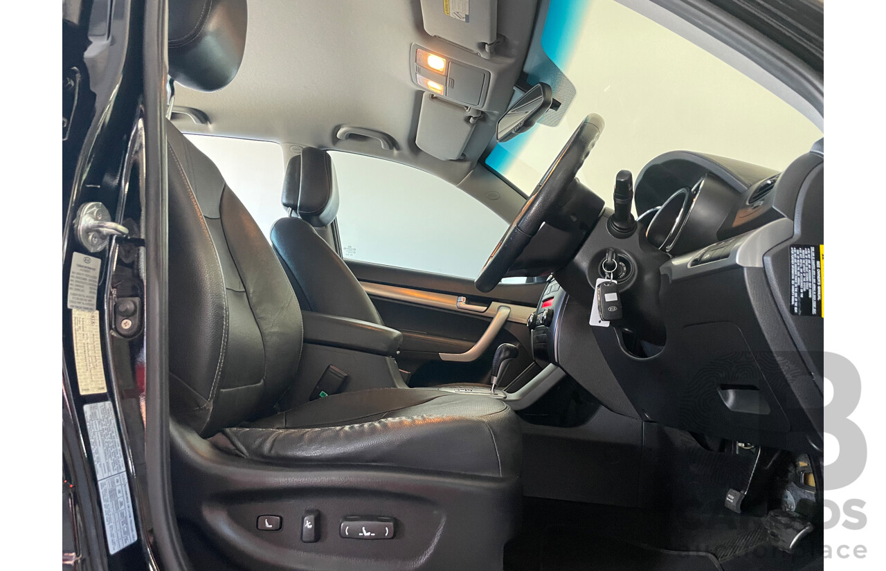 08/12 Kia Sorento SLi (4x4) AWD XM MY12 4D Wagon Black 2.2L