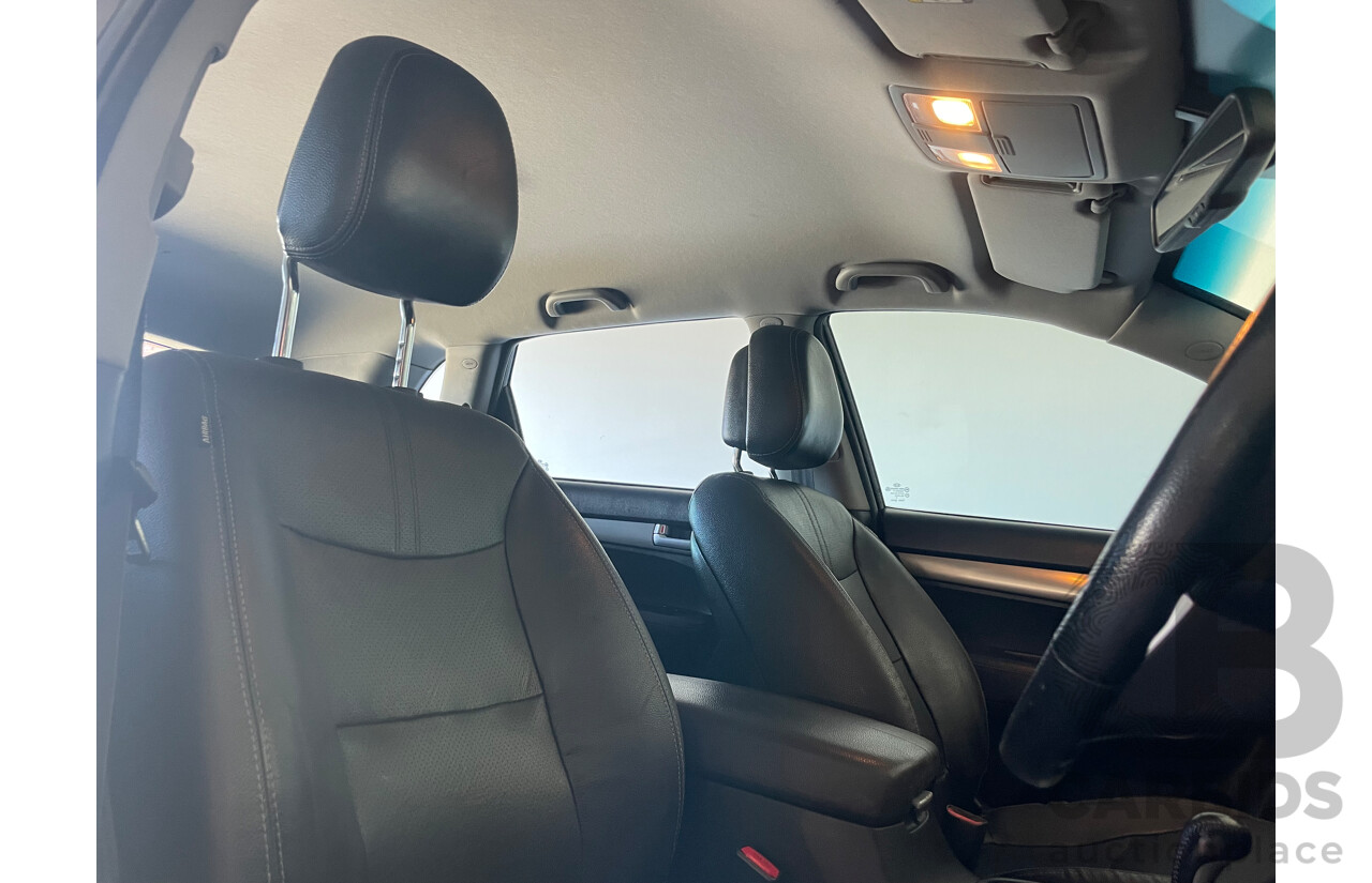 08/12 Kia Sorento SLi (4x4) AWD XM MY12 4D Wagon Black 2.2L