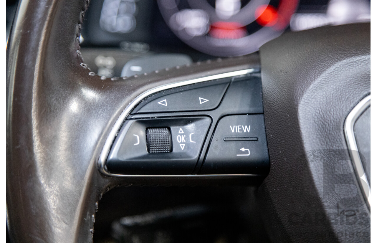 07/2016 Audi Q7 Quattro (AWD) 4M Series 4D Wagon Metallic Grey Turbo Diesel V6 3.0L - 7 Seater