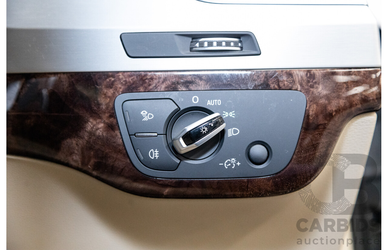 07/2016 Audi Q7 Quattro (AWD) 4M Series 4D Wagon Metallic Grey Turbo Diesel V6 3.0L - 7 Seater