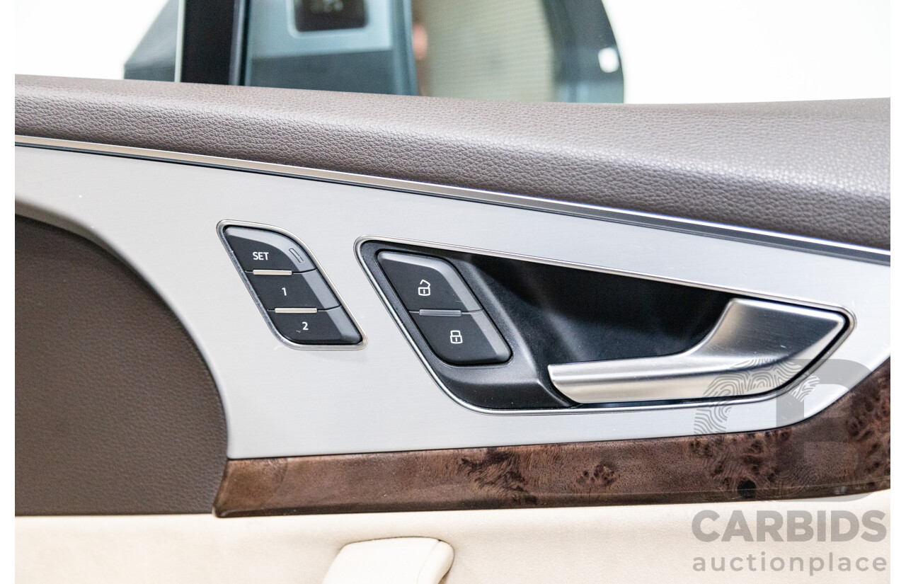 07/2016 Audi Q7 Quattro (AWD) 4M Series 4D Wagon Metallic Grey Turbo Diesel V6 3.0L - 7 Seater