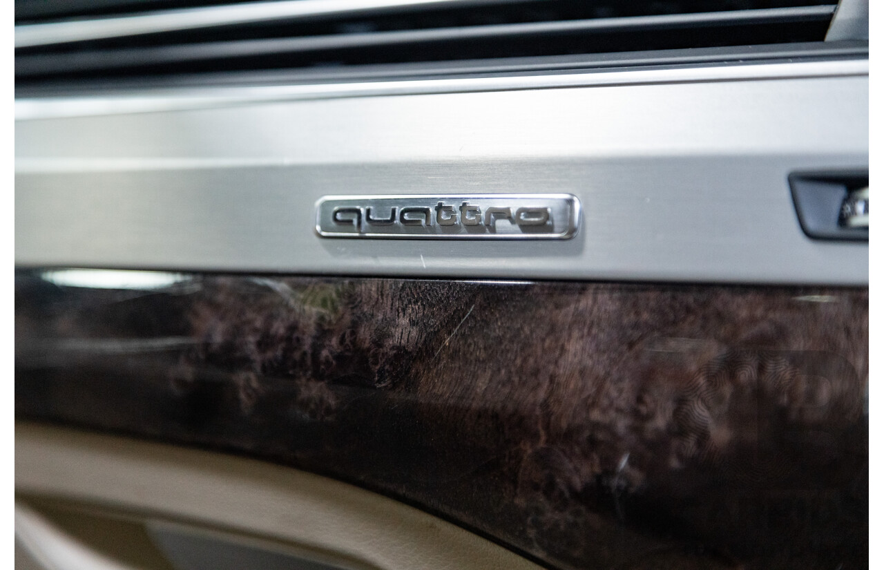 07/2016 Audi Q7 Quattro (AWD) 4M Series 4D Wagon Metallic Grey Turbo Diesel V6 3.0L - 7 Seater