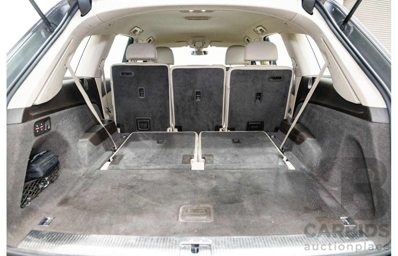 07/2016 Audi Q7 Quattro (AWD) 4M Series 4D Wagon Metallic Grey Turbo Diesel V6 3.0L - 7 Seater